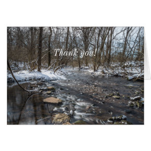 Creek At Sequiota Thank You Card