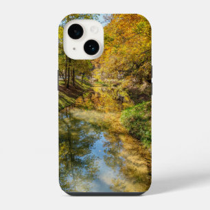 Creek Autumn Reflections Vertical iPhone 14 Case