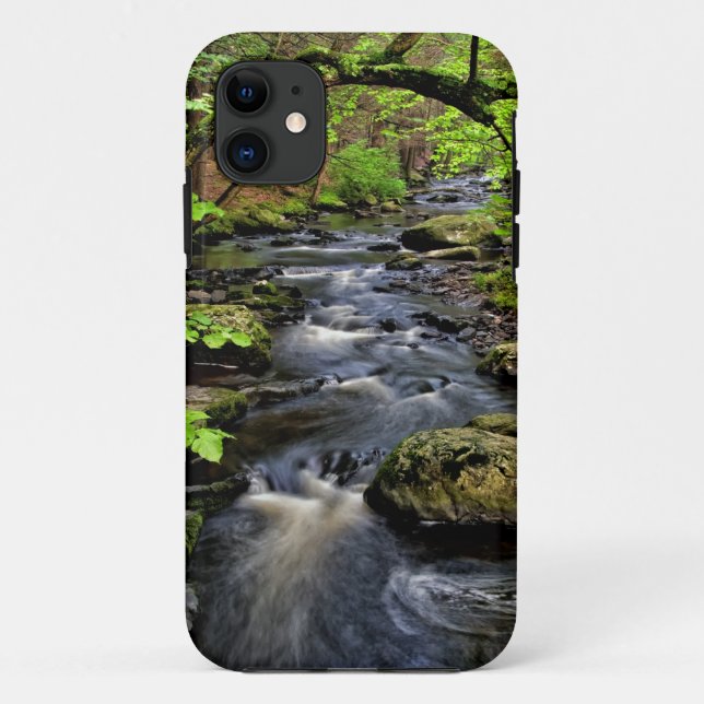 Creek flows through forest Case-Mate iPhone case (Back)