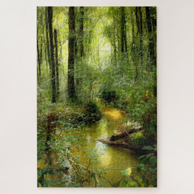 CREEK IN THE WOODS Jigsaw Puzzle (Vertical)