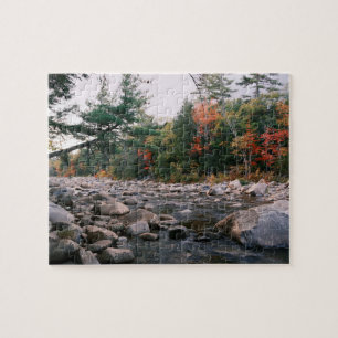 Creek in Vermont in Autumn Jigsaw Puzzle