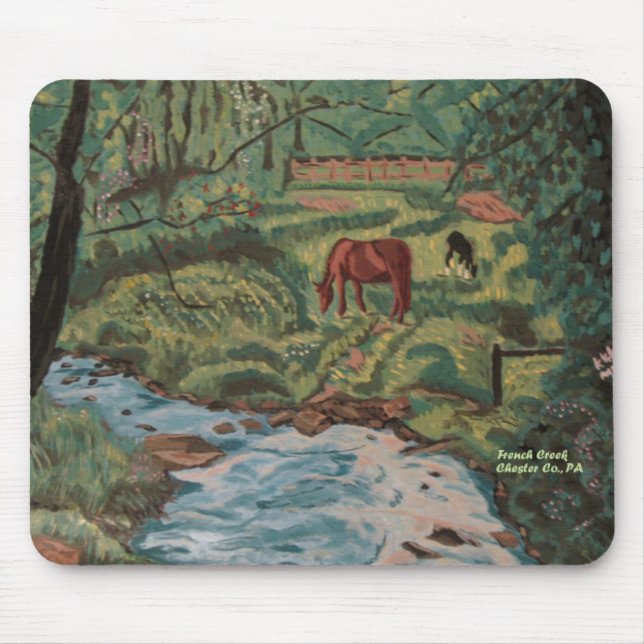 Creek Landscape mousepad (Front)