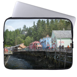Creek Street in Ketchikan Laptop Sleeve