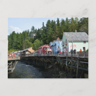 Creek Street in Ketchikan Postcard