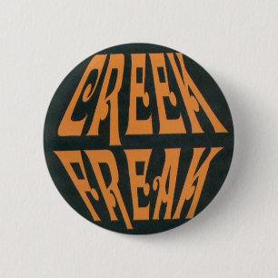 creekfreak 6 cm round badge