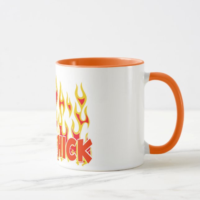 Creekrat Cartoon Studios - Hot Chick Art Mug (Right)
