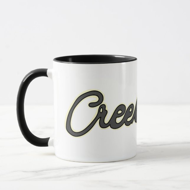 Creekrat Cartoon Studios Logo Art Mug (Left)