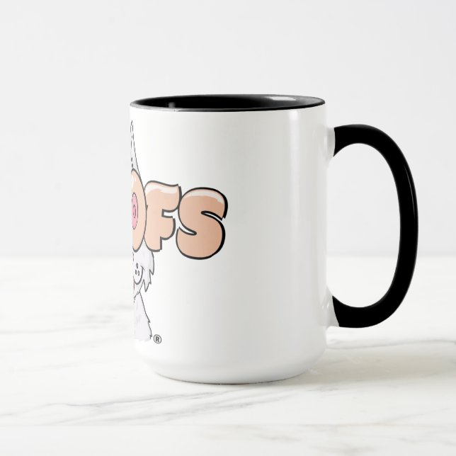 Creekrat Cartoon Studios - Woofs Bar & Grill Art Mug (Right)
