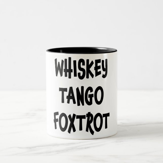 Creekrat Cartoon Studios WTF Mug (Center)