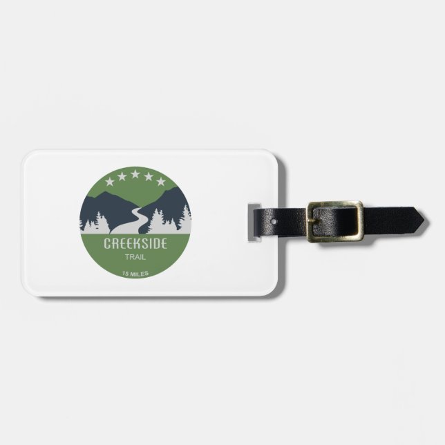 Creekside Trail Luggage Tag (Front Horizontal)