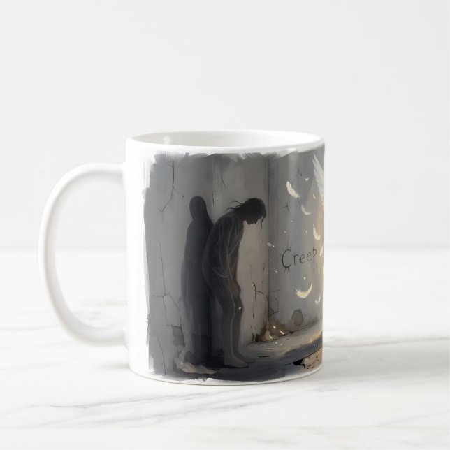 Creep Angel Mirror Self Worth Fantasy Mug (Left)