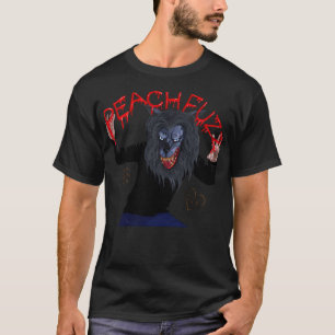 Creep -  HQ Peachfuzz Werewolf Mask Pose - T-Shirt