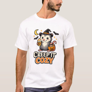 Creep It Cosy Halloween Possum T-Shirt