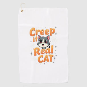 Creep It Real Cat 2 Golf Towel