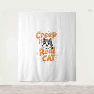 Creep It Real Cat 2 Tapestry