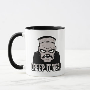 Creep It Real Classic Horror Frankenstein Design Mug