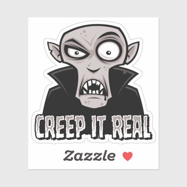 Creep It Real Classic Horror Vampire Design (Sheet)