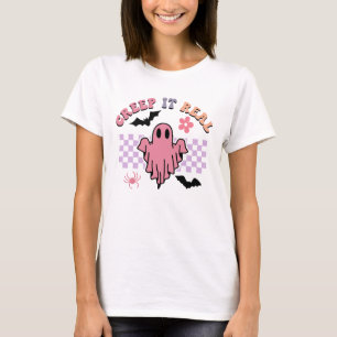 Creep It Real   Ghost Halloween T-Shirt