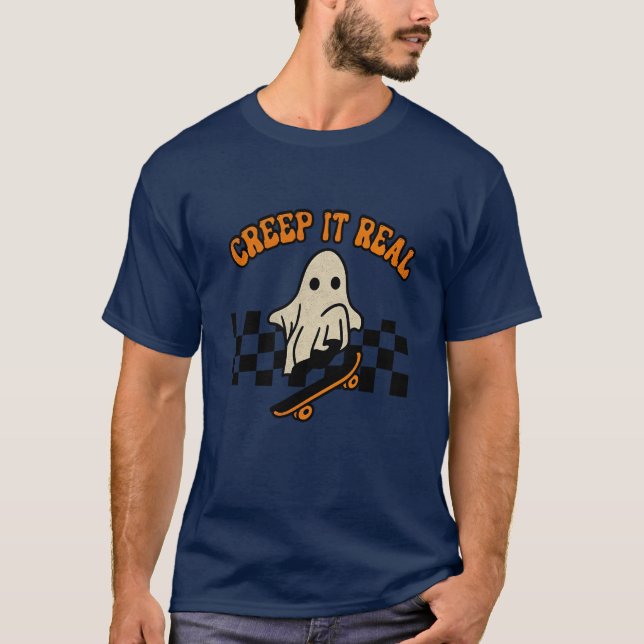 Creep it real - ghost shirt (Front)