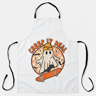  Creep It Real Halloween  Apron