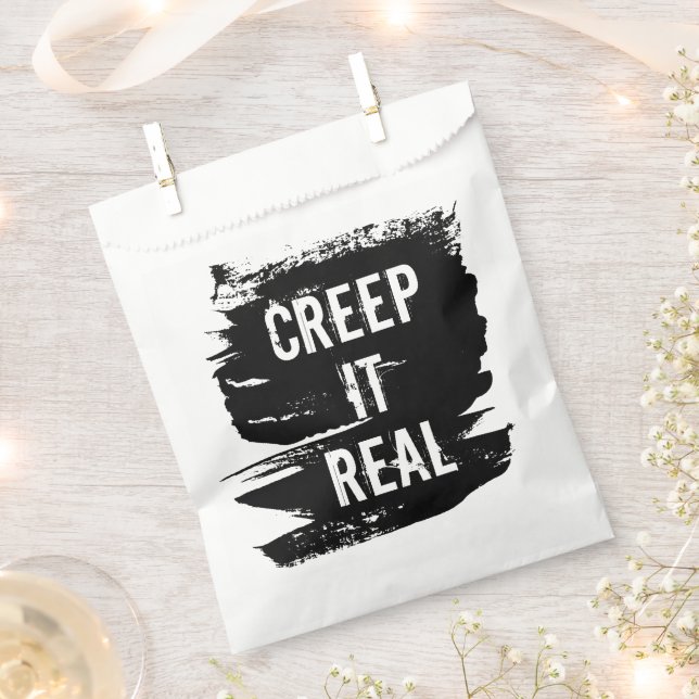 Creep it Real Halloween Favour Bag (Clipped)