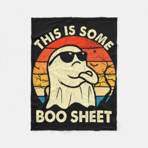 Creep It Real Halloween Hip Hop Skeleton Drug Graf Fleece Blanket