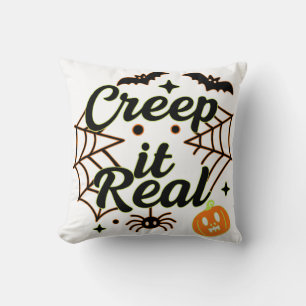 Creep It Real Halloween Tee Cushion