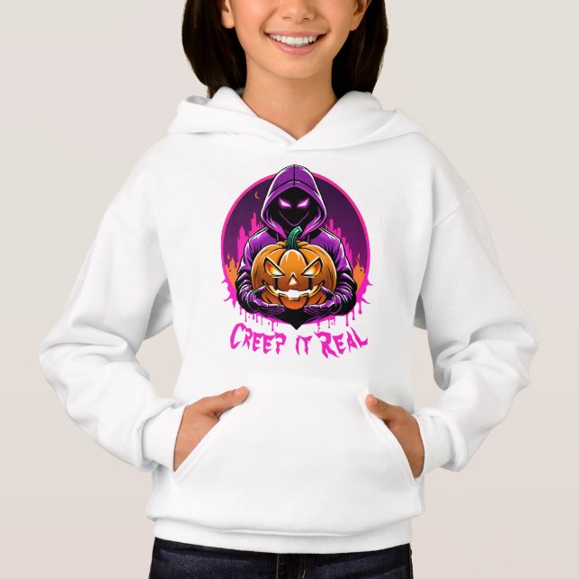 Creep it Real, Horror Halloween illustration (Front)