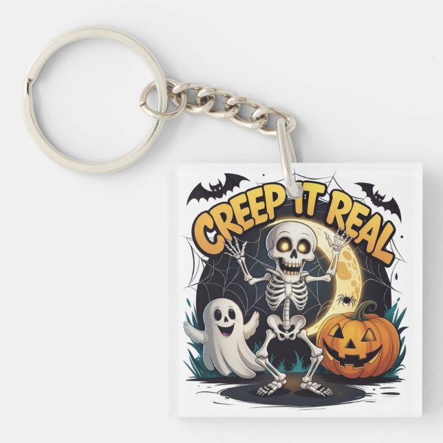 Creep It Real Key Ring (Front)