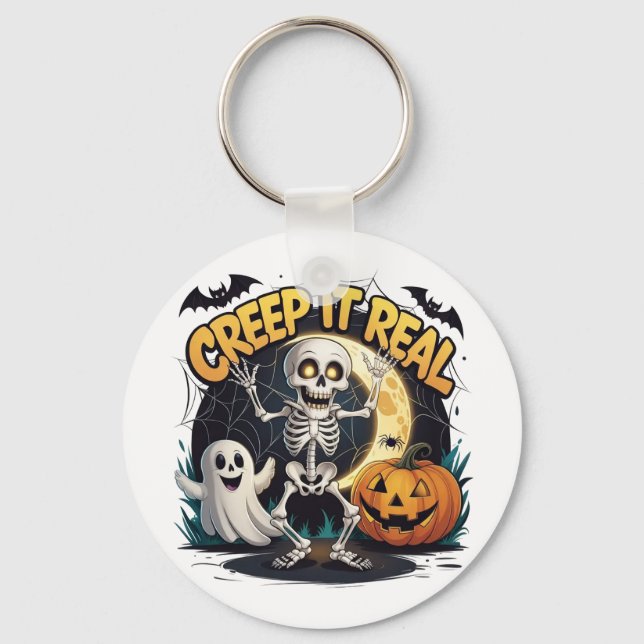 Creep It Real Key Ring (Front)