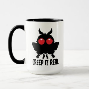 Creep It Real Mysterious Mothman Cryptid Mug