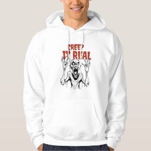 CREEP IT REAL: Retro Horror Aesthetic Halloween Hoodie