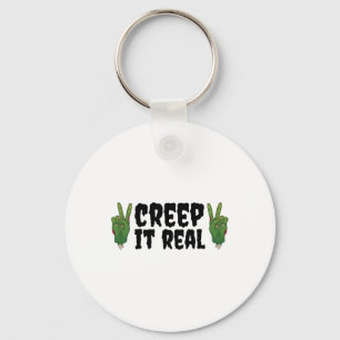 Creep It Real Zombie Hand Halloween Zombie Key Ring