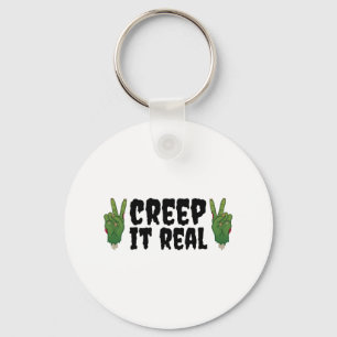 Creep It Real Zombie Hand Halloween Zombie Key Ring