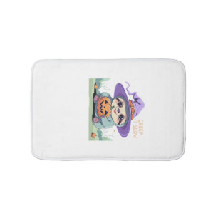 Creep It Slow � Cute Sloth Halloween Shirt Funny Bath Mat