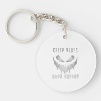 Creep Vibes Dark Energy _ Trendy Horror Streetwear Key Ring
