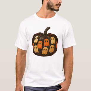 Creeper Pumpkin Ghosts Halloween Gift Classic T-Sh
