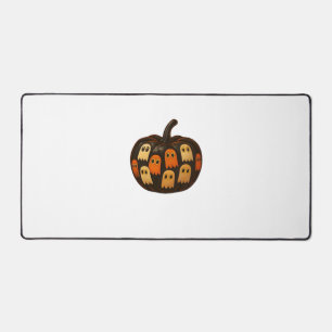 Creeper Pumpkin Ghosts Halloween Gift Classic T-Sh Desk Mat