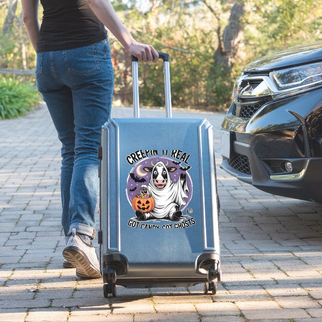Creepin� Cow Halloween (Suitcase Insitu)