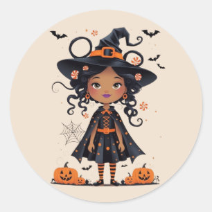 Creepin it Cute this Halloween Classic Round Sticker