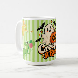 “Creepin’ It Real” Cute Halloween Gift For Kids Coffee Mug