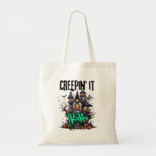 Creepin' it real.w tote bag