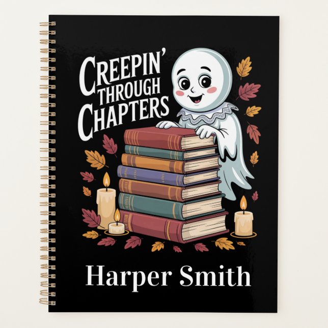 Creepin' Through Chapters Personal with Name Planner (Front)