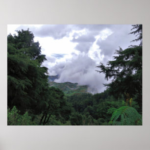 Creeping Clouds Poster