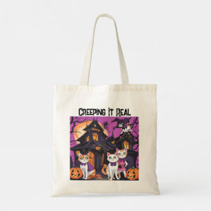 Creeping It Real Halloween Tote Bag