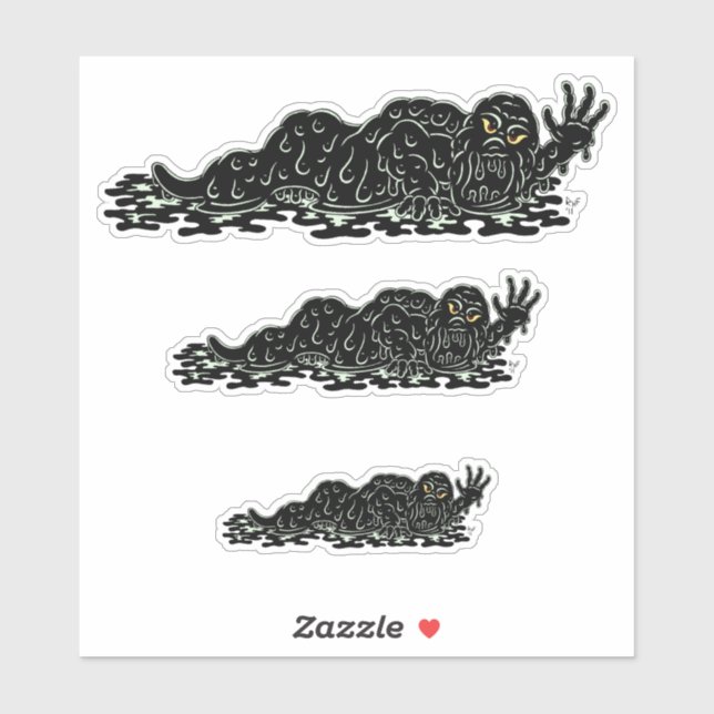 Creeping Slime Hulk Weird Horror Art (Sheet)