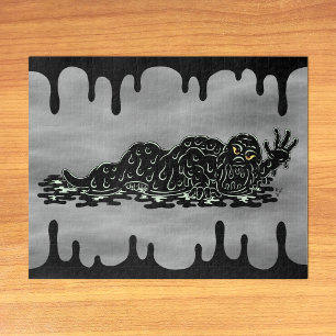 Creeping Slime Hulk Weird Horror Art Jigsaw Puzzle
