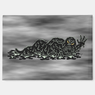 Creeping Slime Hulk Weird Horror Art Magnet