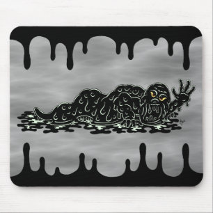 Creeping Slime Hulk Weird Horror Art Mouse Pad