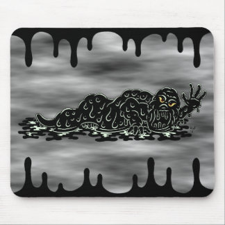 Creeping Slime Hulk Weird Horror Art Mouse Pad